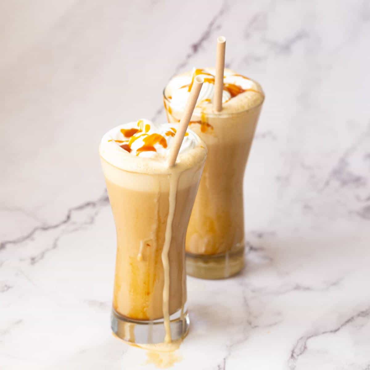 iced caramel latte