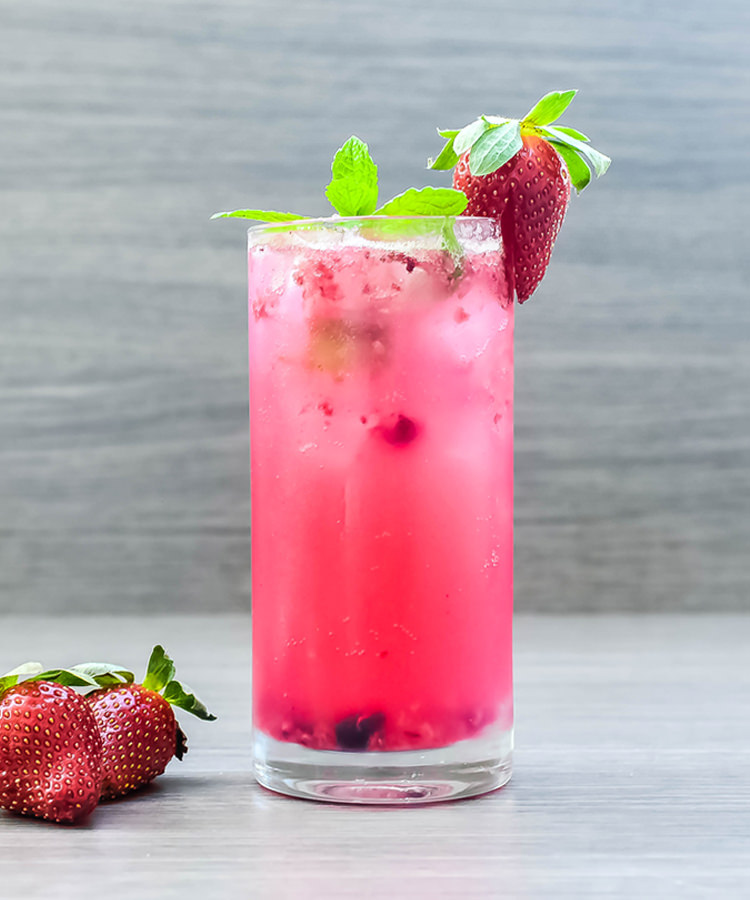 Strawberry mojito